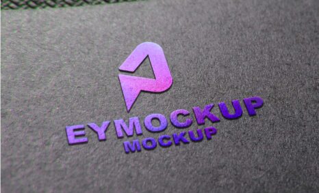 Color Back Logo Mockup