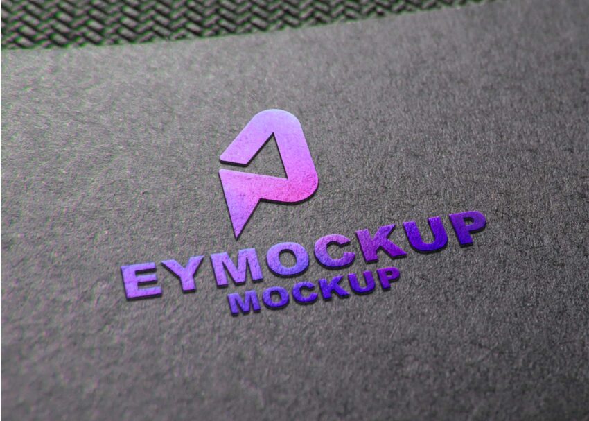 Color Back Logo Mockup
