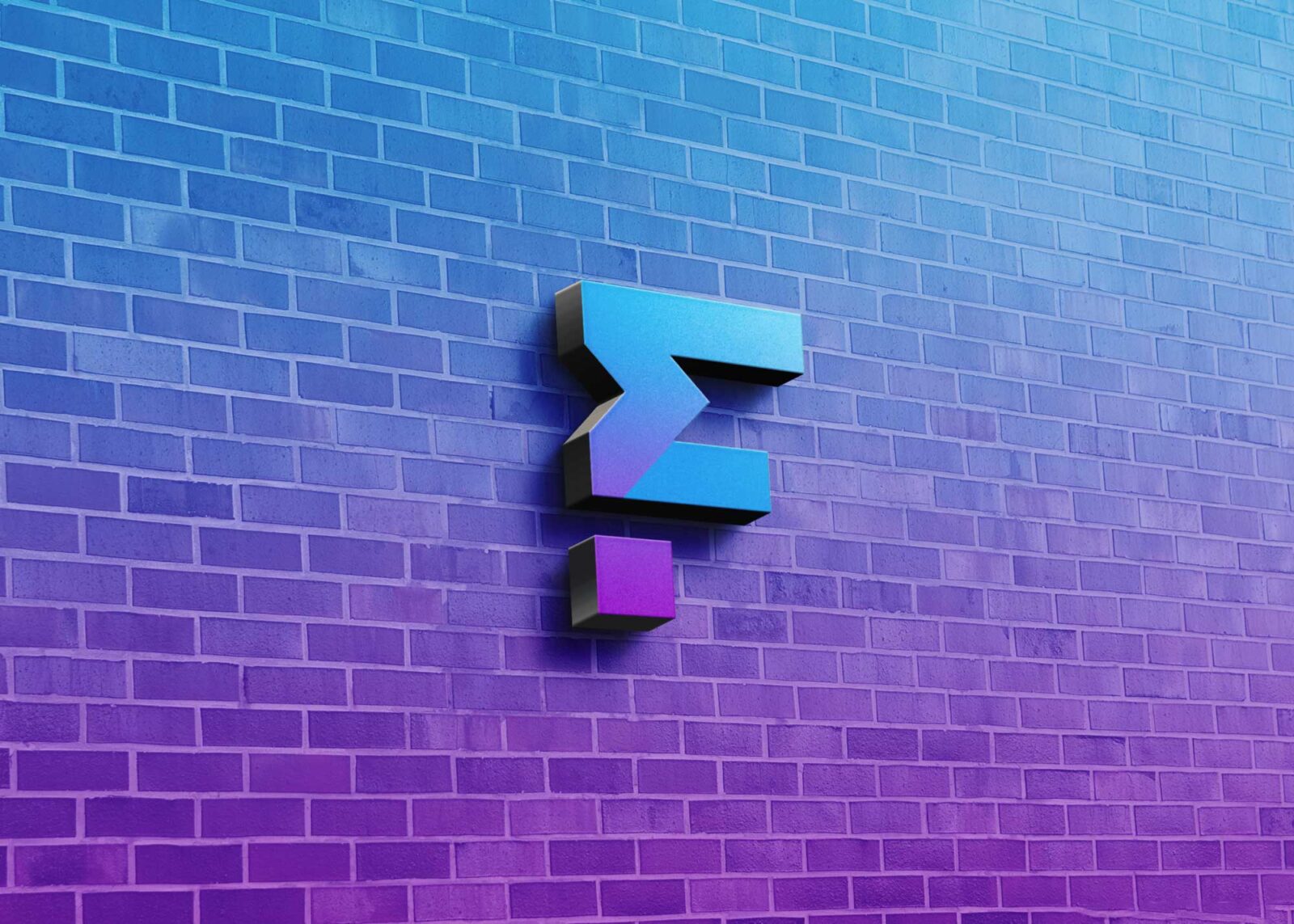 Freebies 3D Logo Mockup