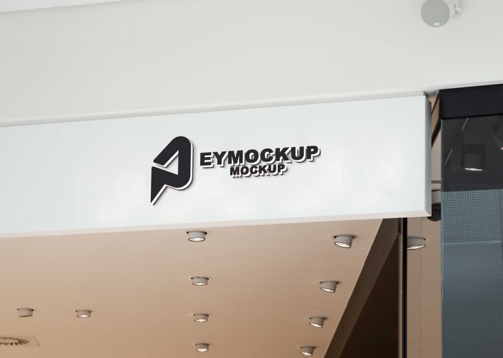 Freebies Signage Mockup