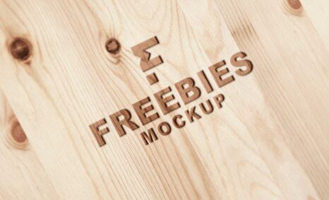 Ashes Wood Logo Mockup