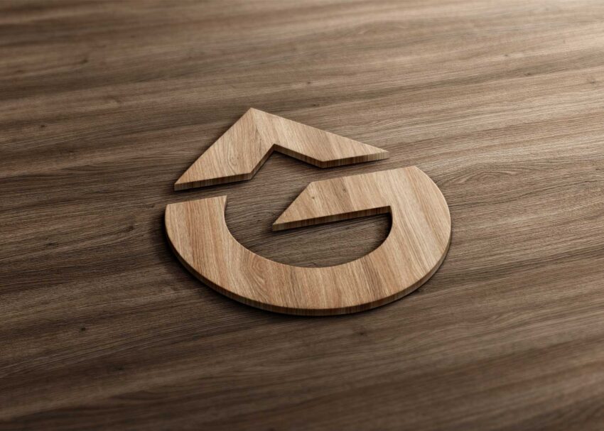 Grass Logo Mockup