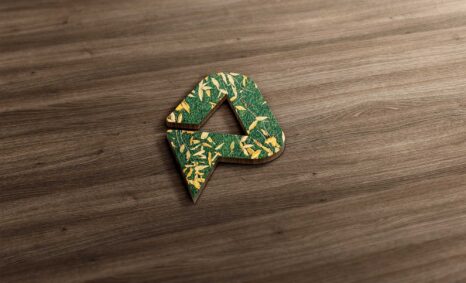 Beautiful Grass 3D Logo Mockup