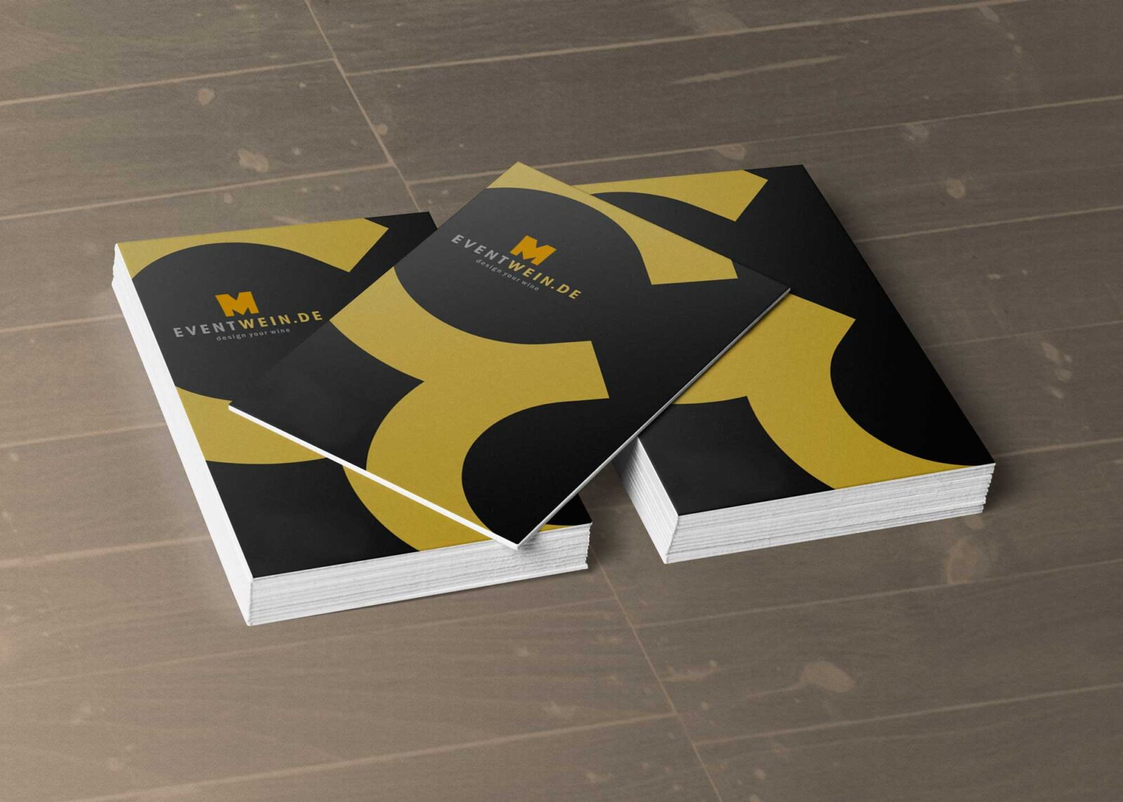 Business Card Top Mockup