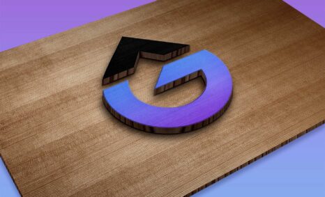 Wood Logo Mockup