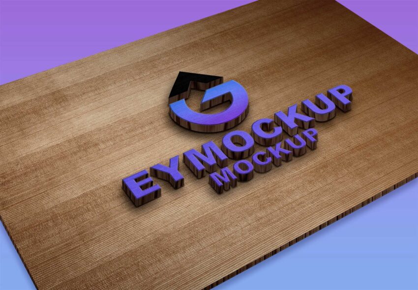 CNC 3D Logo Mockup