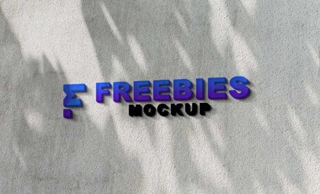 Cement Wall Logo Mockup
