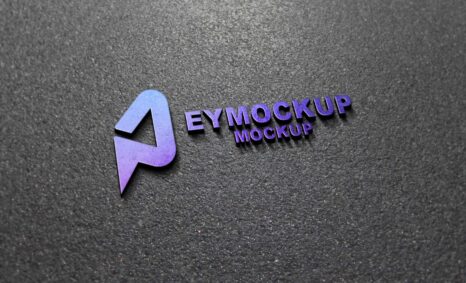 Classic 3D Logo Mockup