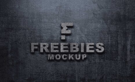 Fire Ashes Effect Logo Mockup