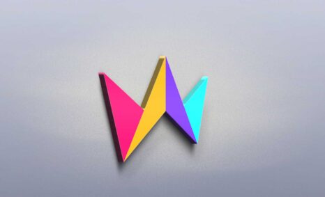 Floating 3D Logo Mockup