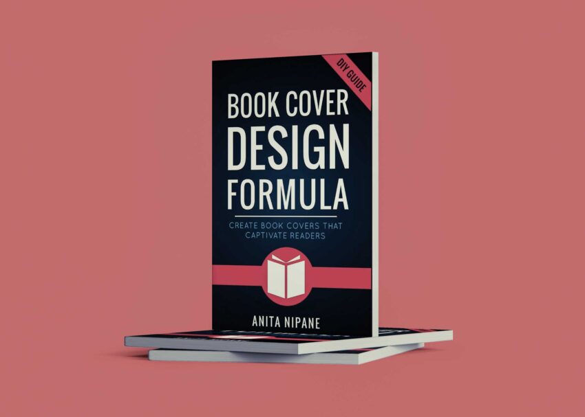 Standing Book Cover Mockup