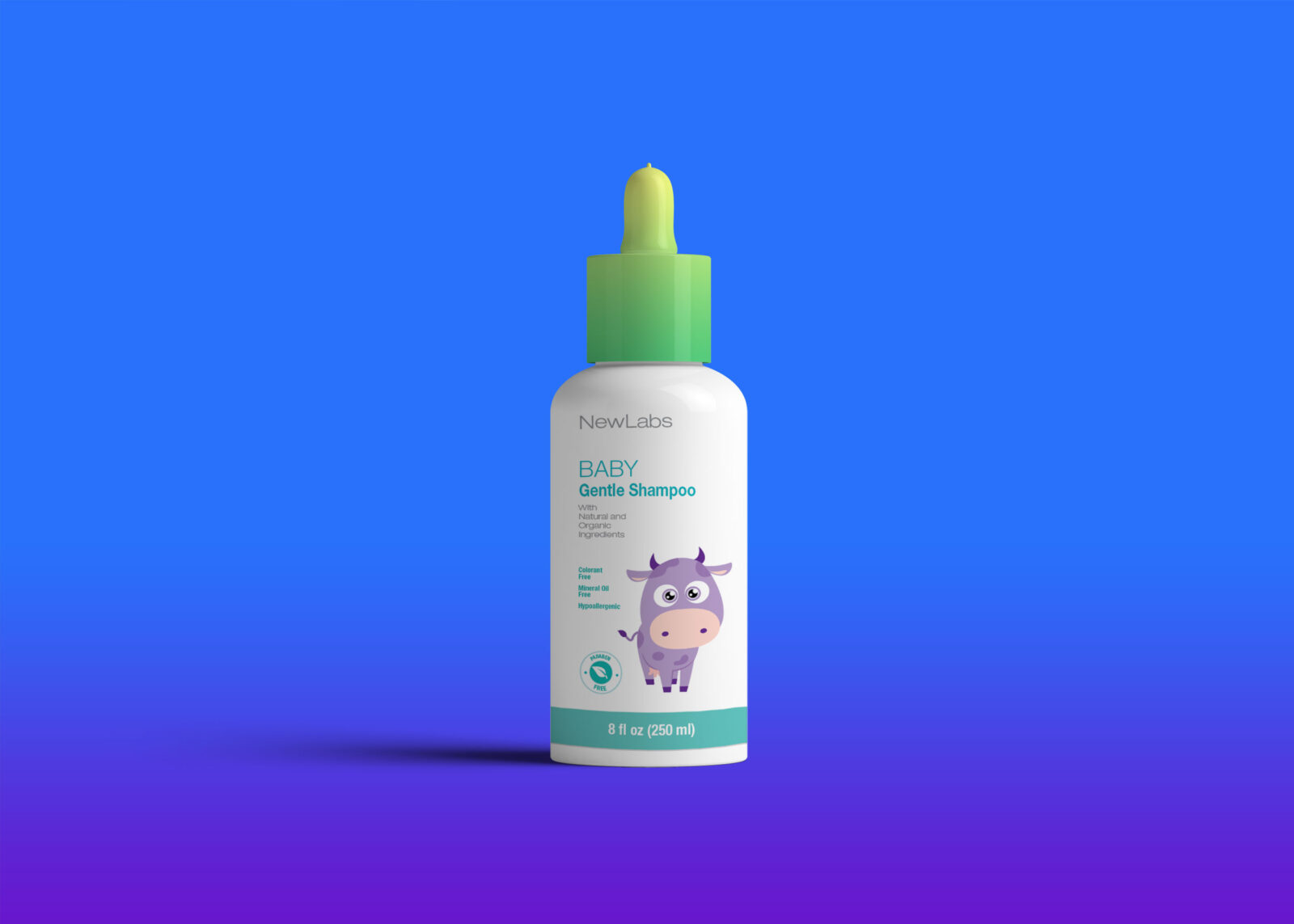 Freebies Baby Bottle Mockup
