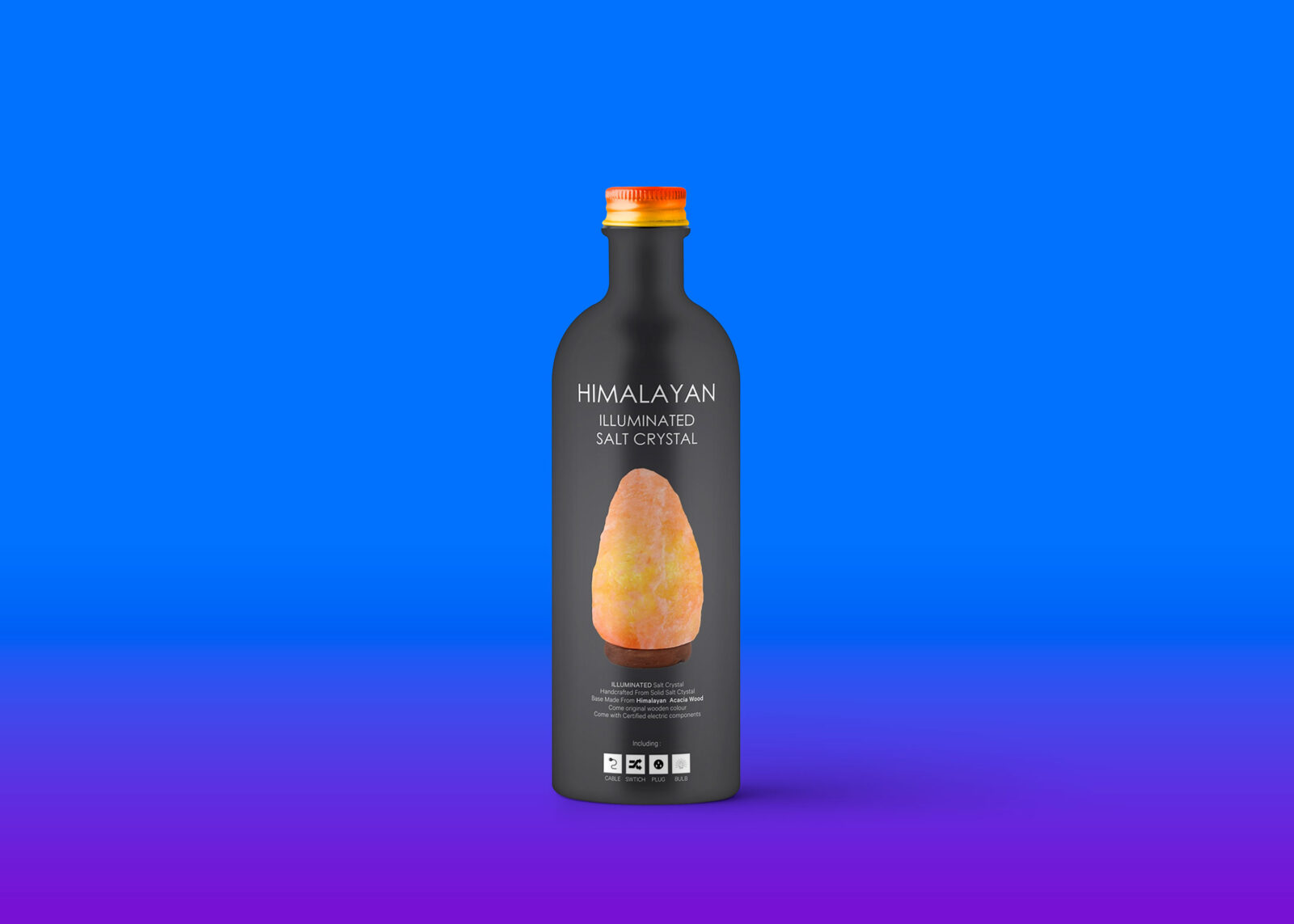 Freebies New Modern Bottle Mockup