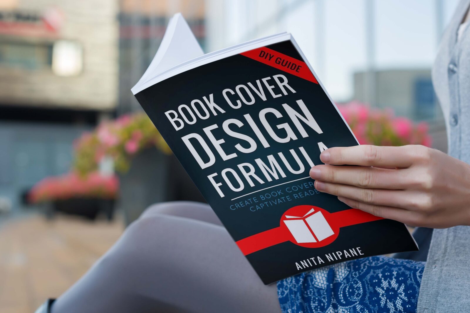 Open Book Cover Mockup