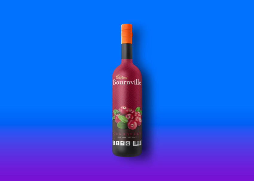 Wine Bottle Label Mockup