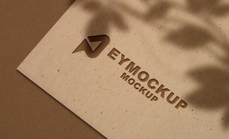 Game 3D Logo Mockup