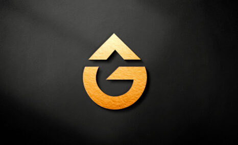 Freebies 3D Gold Logo Mockup