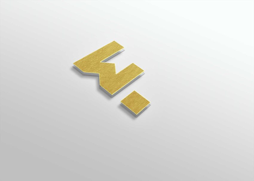 Golden Freebies Logo Mockup
