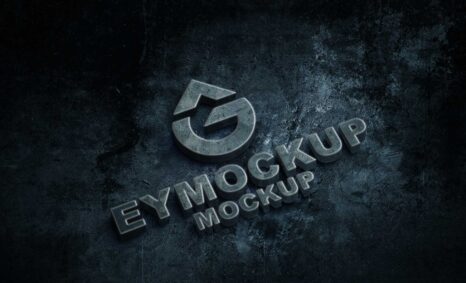 Illustrator 3D Logo Mockup