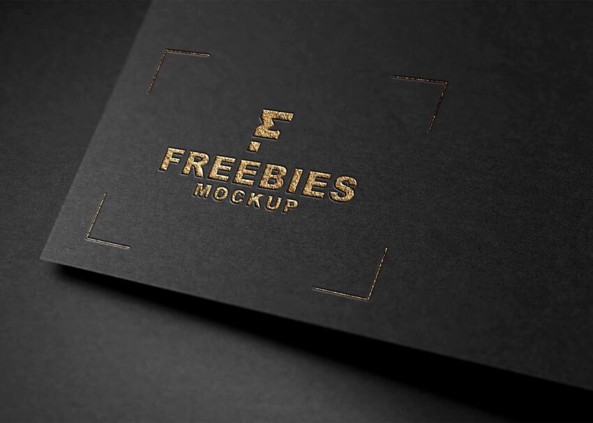 Freebies Luxury Logo Mockup