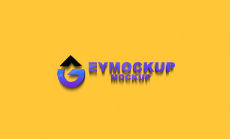 Latest 3D Logo Mockup