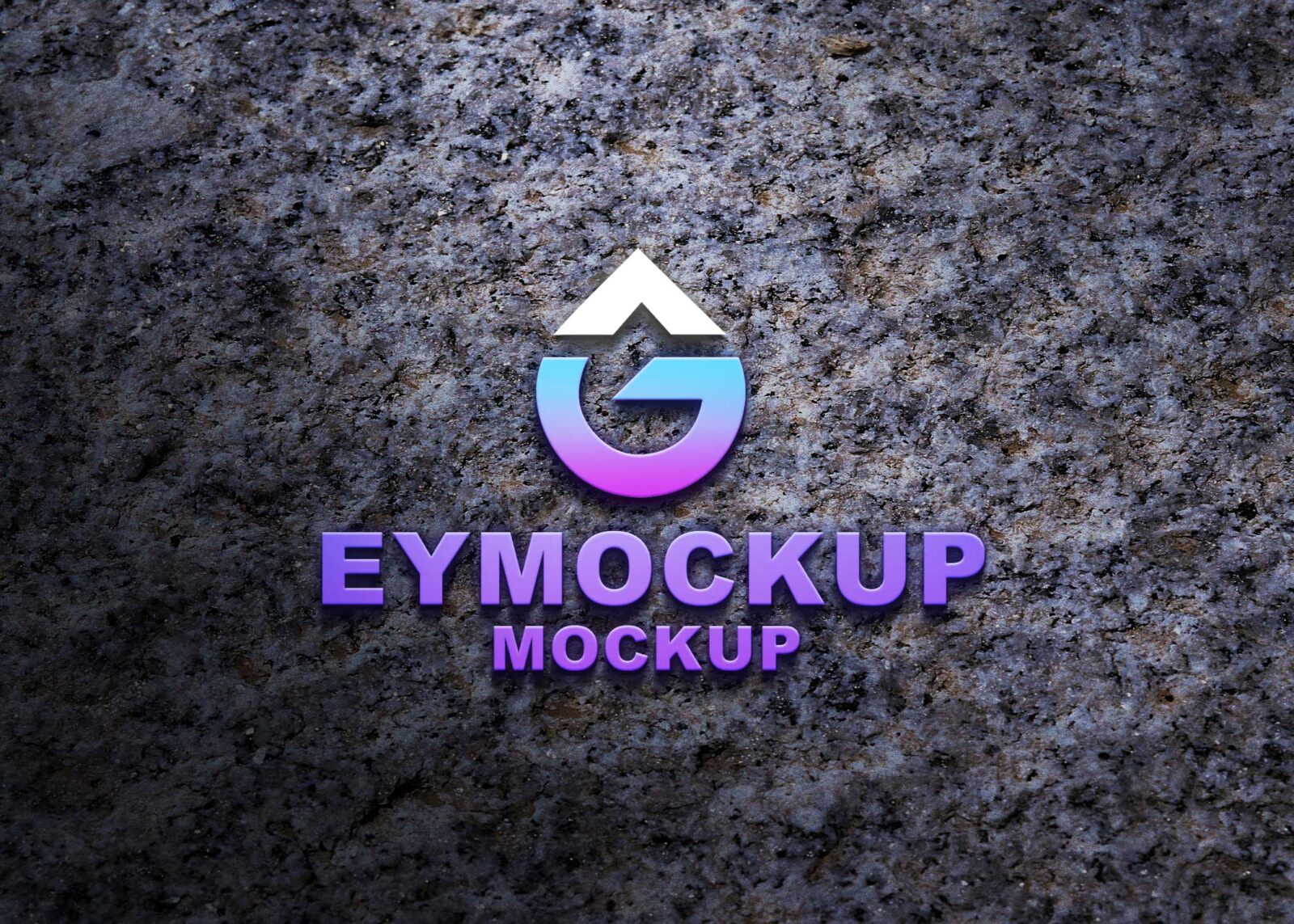 Latest Freebies 3D Logo Mockup