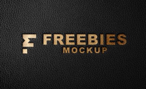 Luxury Leather Logo Mockup
