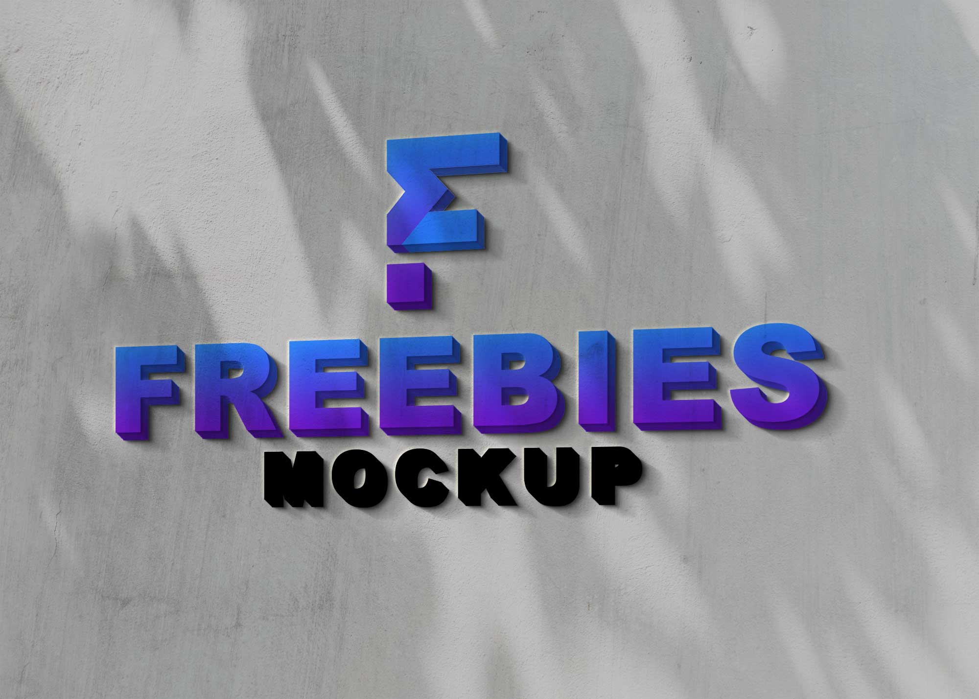 Modern Realistic Logo Mockup