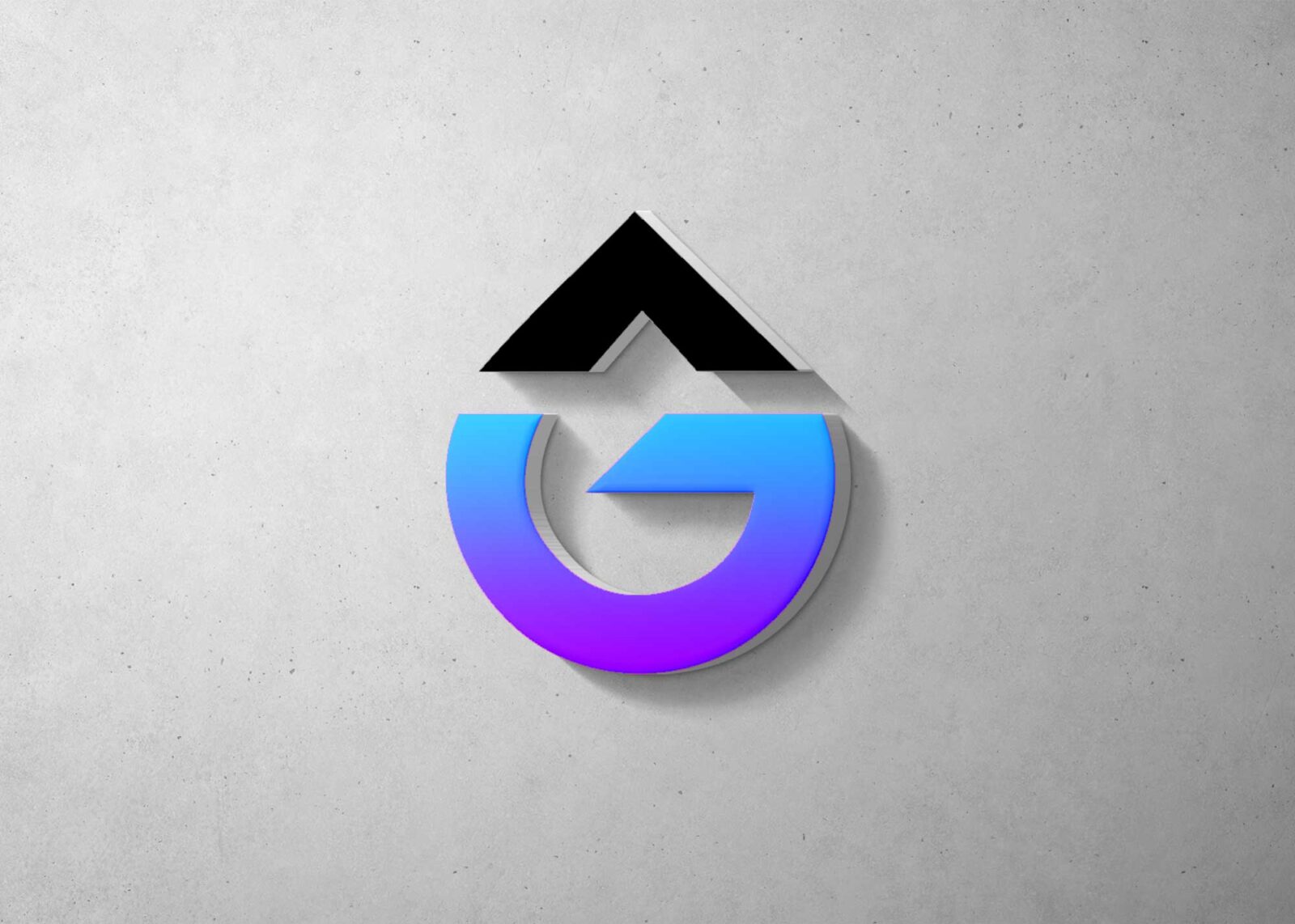 Freebies New 3D Logo Mockup