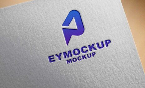 Freebies Bright Logo Mockup