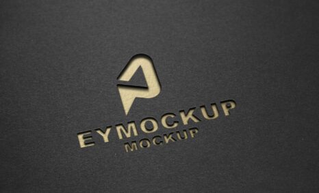 New Freebies Cutout Logo Mockup