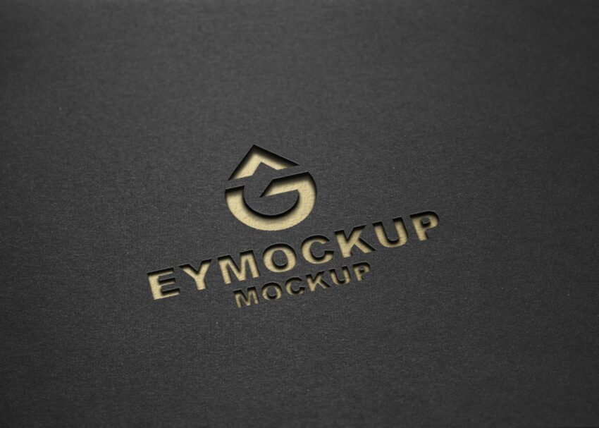 New Cutout Logo Mockup