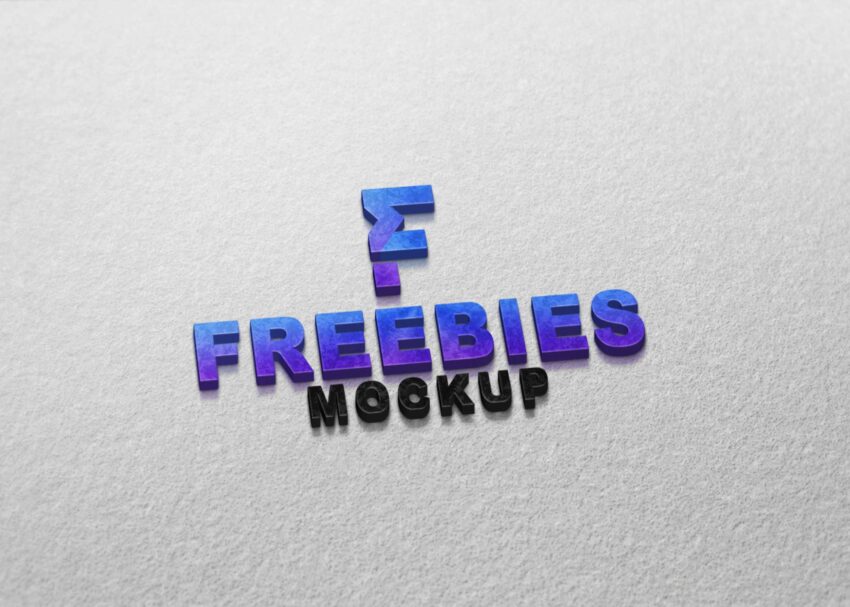 freebies Logo Mockup