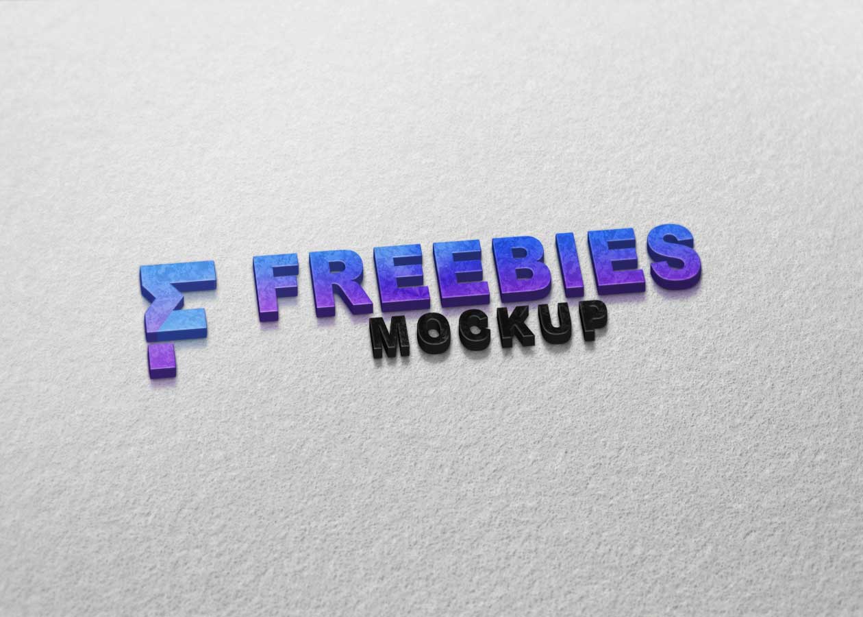 New Freebies Logo Mockup