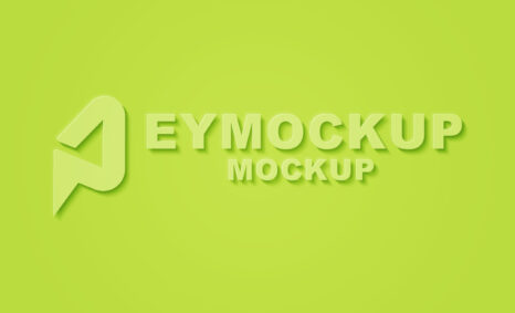 Plain Color Logo Mockup