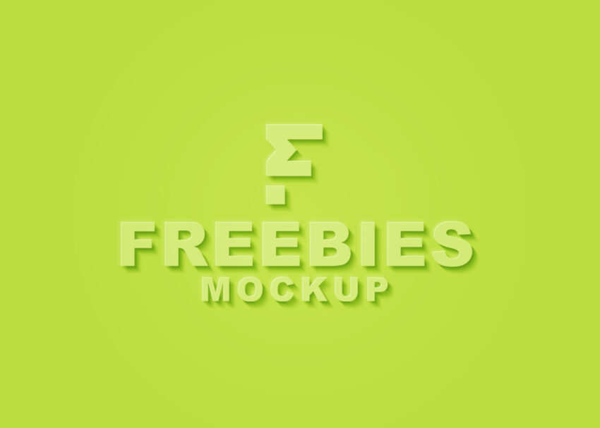 Freebies Color Logo Mockup