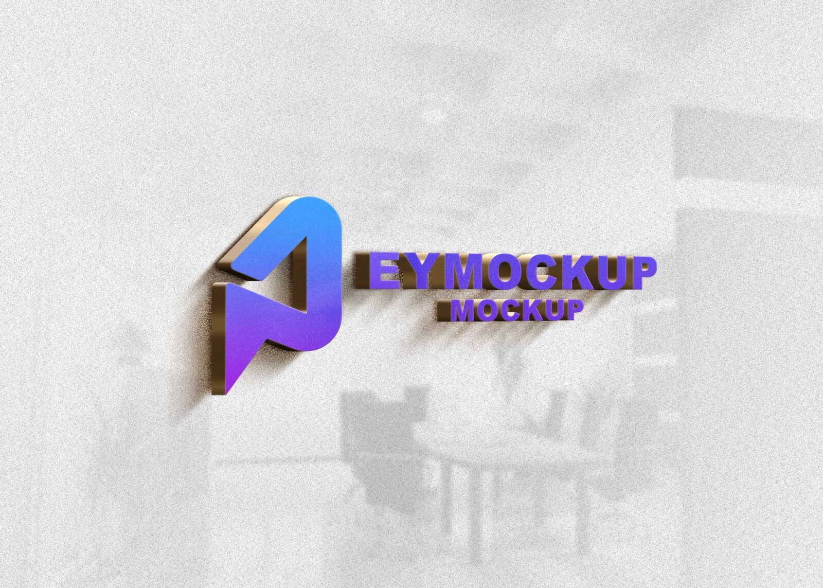 Premium 3D Logo Mockup
