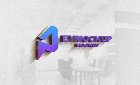 Premium 3D Logo Mockup