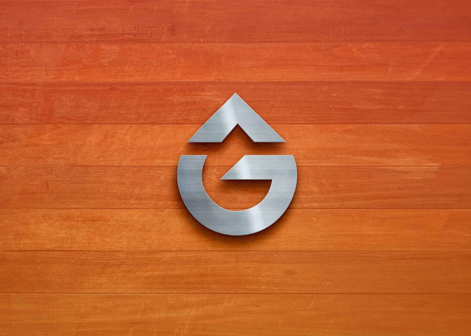 Freebies Wood Logo Mockup