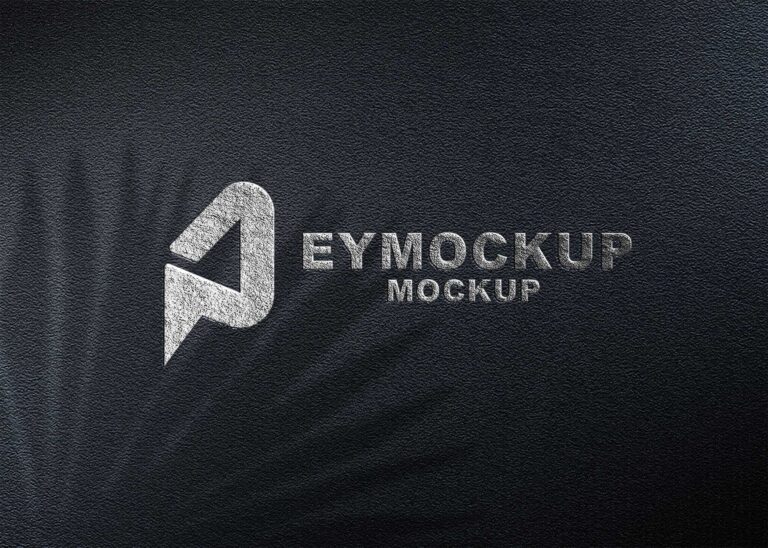 Silver Freebies Logo Mockup