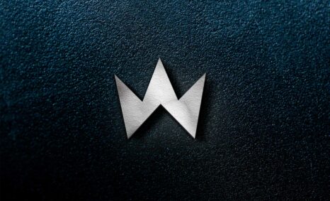 3D Silver Logo Mockup
