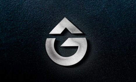 Silver 3D Logo Mockup