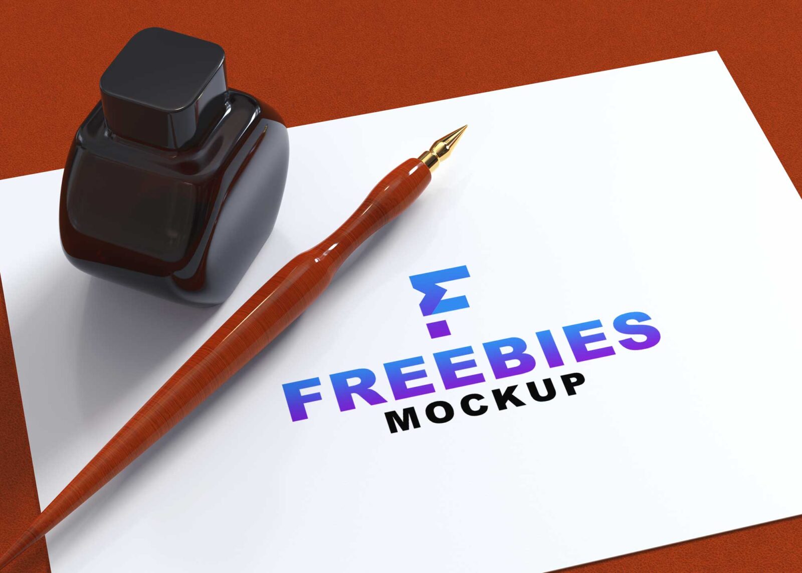 Simple Paper Logo Mockup