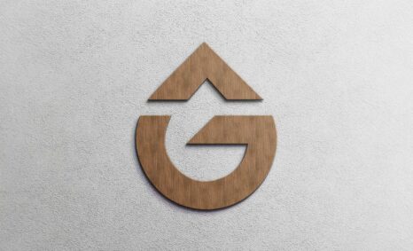 Premium Wood Logo Mockup