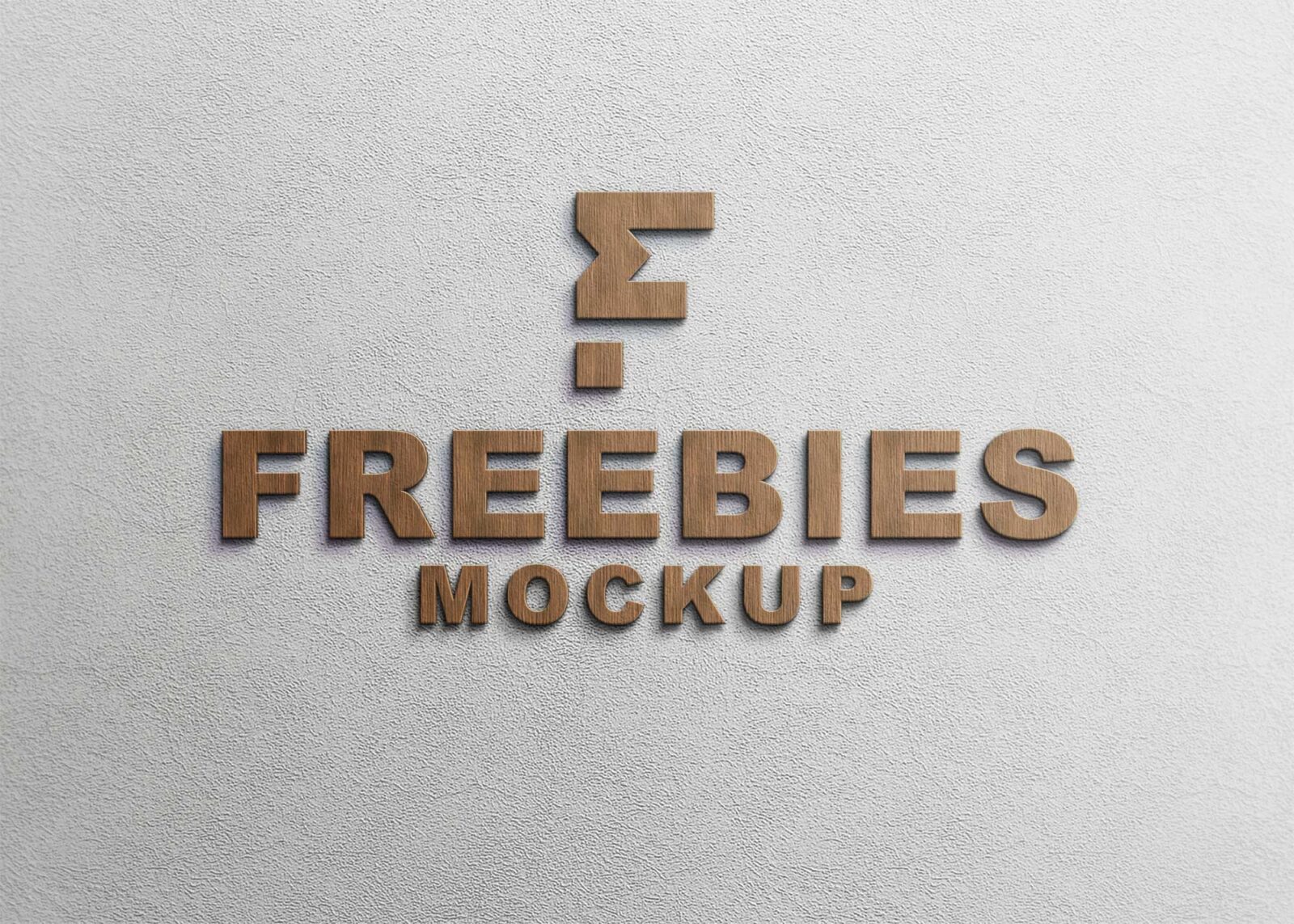 Latest Wooden Logo Mockup