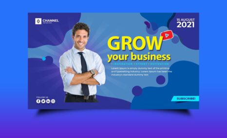 Free Business Growing Youtube Banner