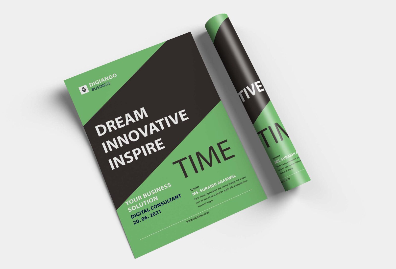 Free Business Solution Poster Design Template
