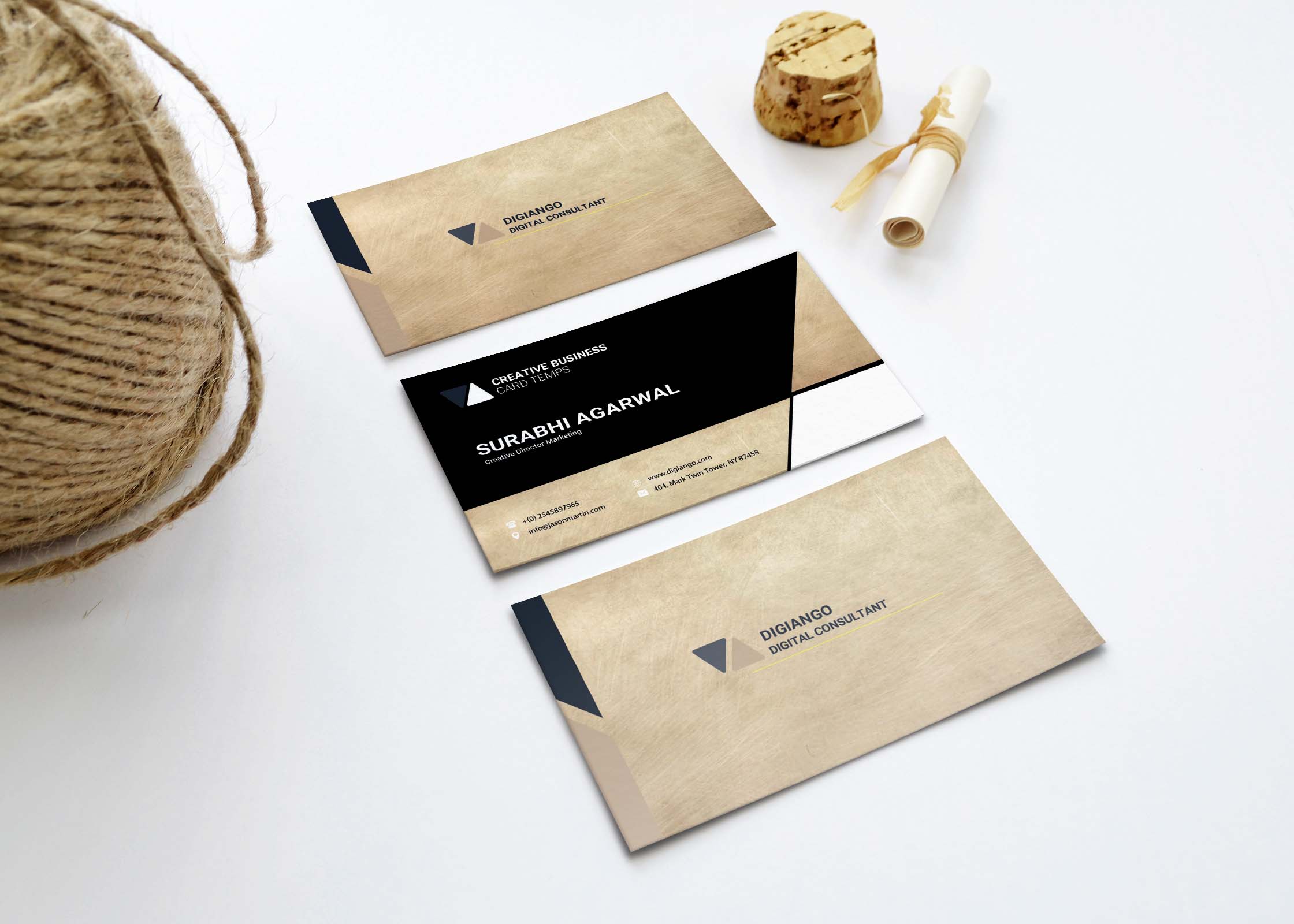 Free Creamic Business Card Design