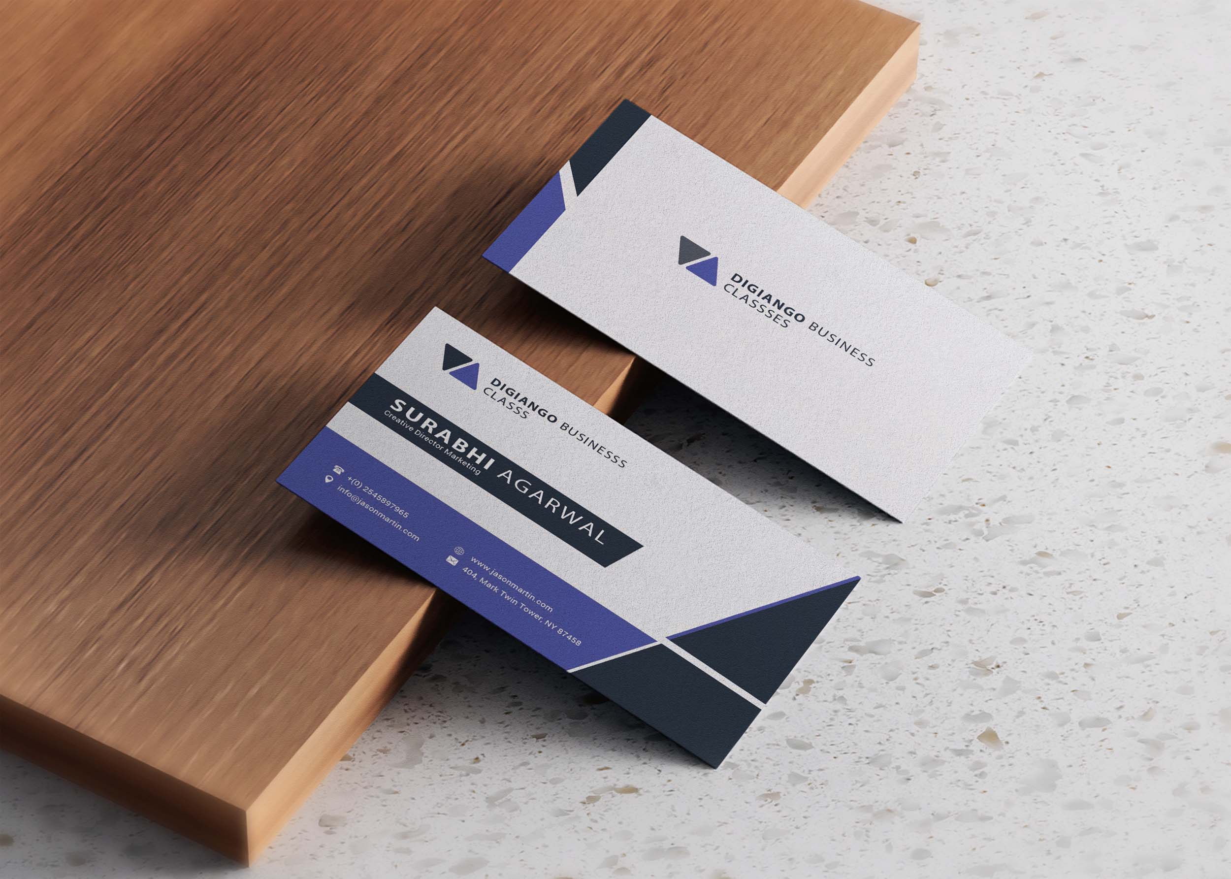 Free Digiango Professional Business Card Design
