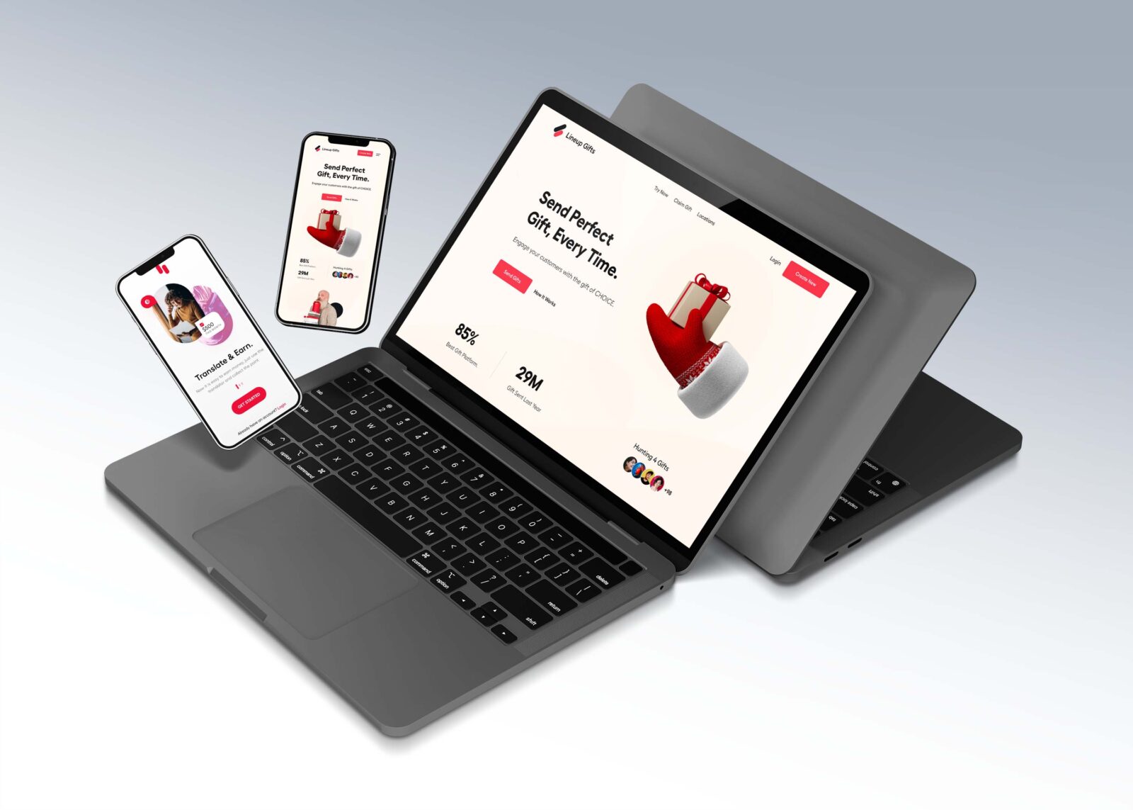 Free Mobile Web APP Mockup